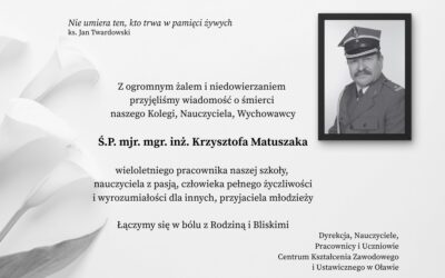 Ś.P. mjr mgr inż. Krzysztof Matuszak